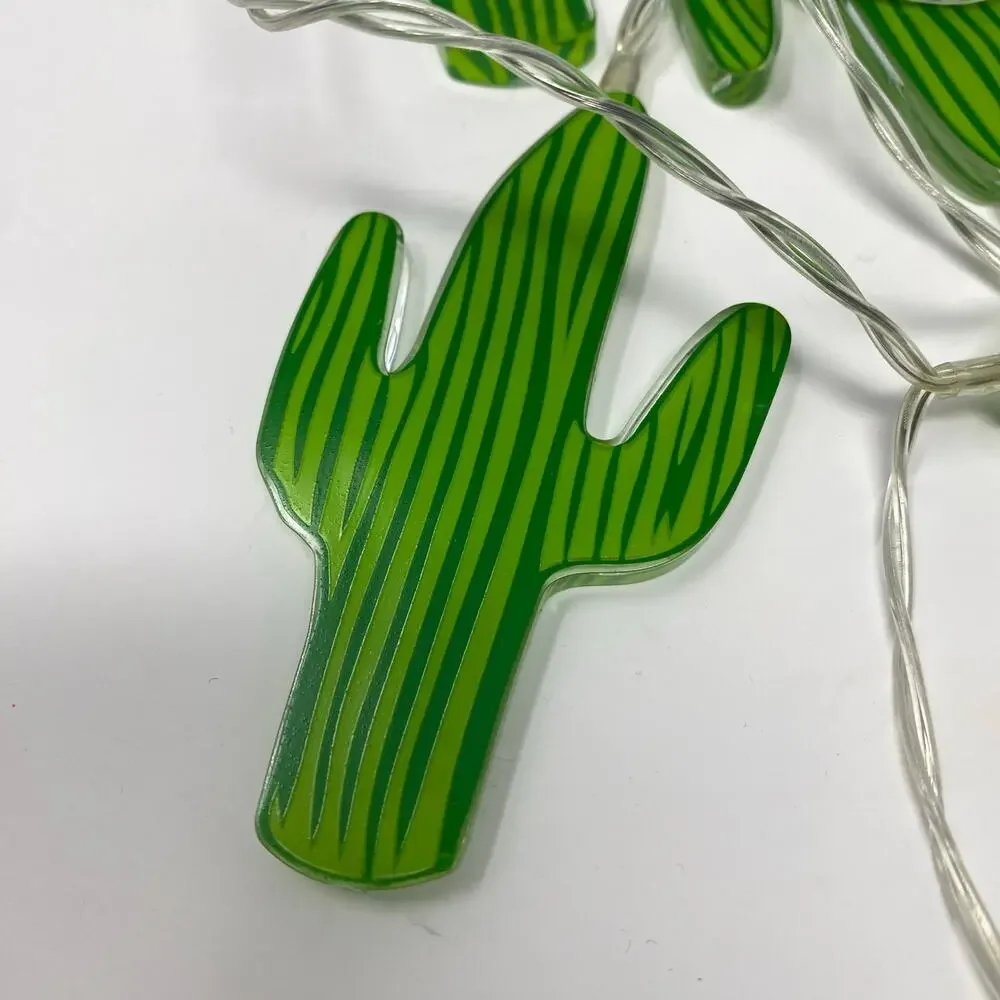 Saguaro cactus string lights